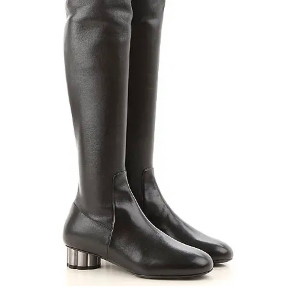 SALVATORE FERRAGAMO over the knee boots